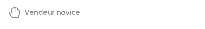 badge vendeur novice