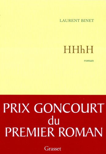 HHhH - Prix Goncourt 1er roman 2010