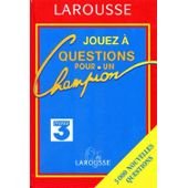 QUESTIONS POUR UN CHAMPION. Livre-jeu 1997