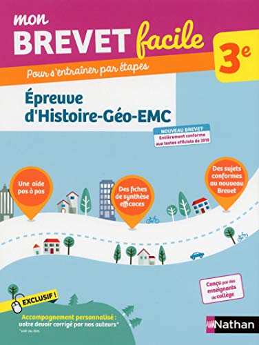 Mon Brevet facile - Épreuve de Histoire-Géographie-EMC - 3e (04)