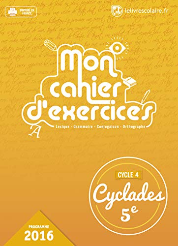 Cyclades 5e : Mon cahier d'exercices