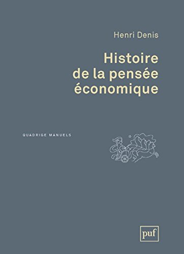 Histoire de la pensée économique