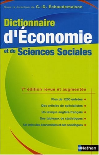 Dictionnaire d'Economie et de Sciences Sociales