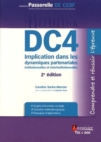 Implication dans les dynamiques partenariales institutionnelles et interinstitutionnelles DC4