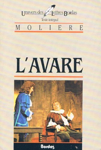 MOLIERE/ULB L'AVARE    (Ancienne Edition)