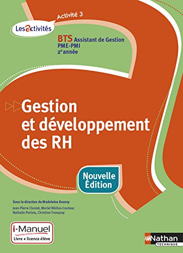Activité 3 - Gestion et développement des RH - BTS AG PME-PMI