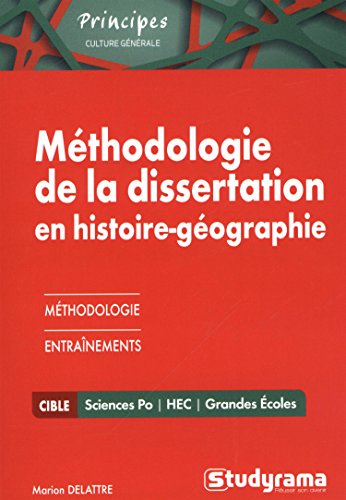 Méthodologie de la dissertation en histoire-géographoe Sciences Po/HEC