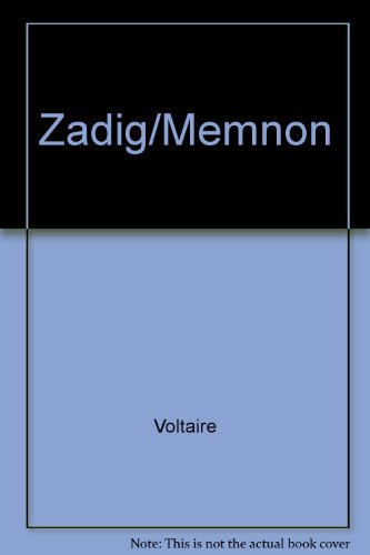 VOLTAIRE/ULB ZADIG MEMN.    (Ancienne Edition)