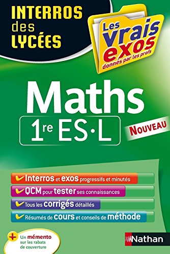 Interros des Lycées Maths 1re ES.L