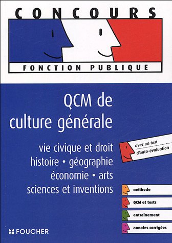 QCM DE CULTURE GENERALE (Ancienne édition)