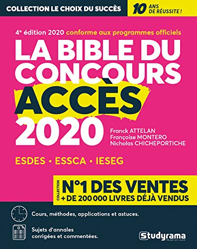 La bible du concours ACCES 2020