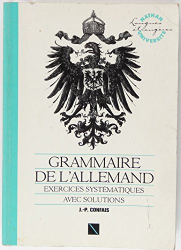 Grammaire de l'allemand exercices avec solutions 031497