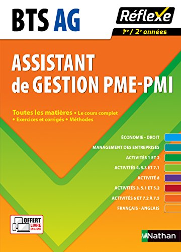 Toutes les matières Assistant de gestion PME-PMI - BTS AG pme-pmi