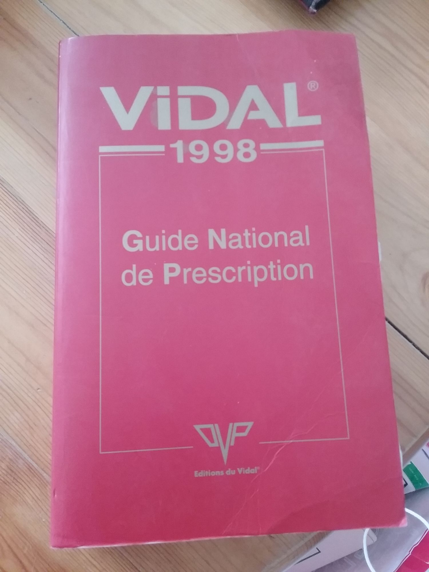 GUIDE NATIONAL DE PRESCRIPTION. Edition 1998