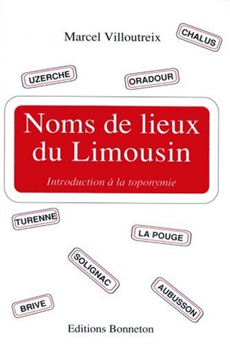 Noms de lieux du Limousin