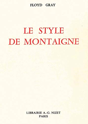 Le style de Montaigne
