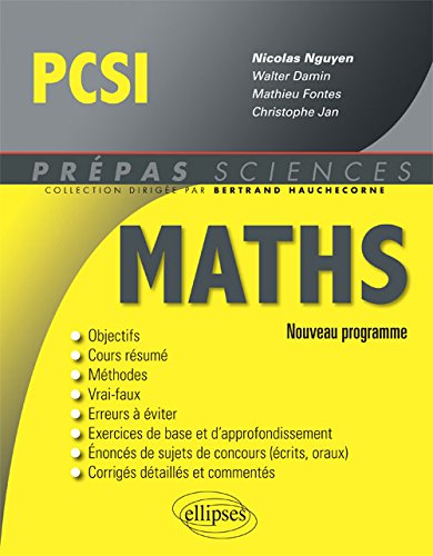 Maths PCSI Conforme au Programme 2013