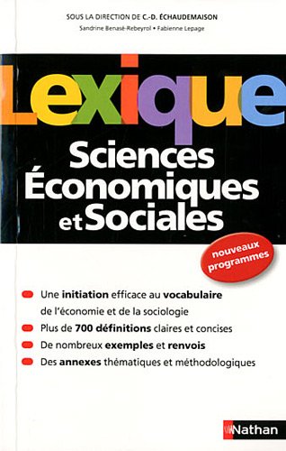 Lexique de Sciences Économiques et Sociales