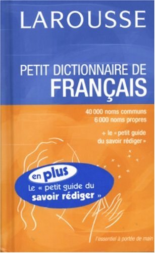 Petit dictionnaire de français