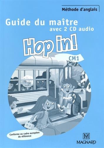 Méthode d'anglais CM1 Hop in! : Guide du maître (2CD audio)