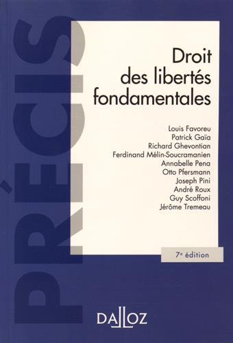 Droit des libertés fondamentales - 7e éd.