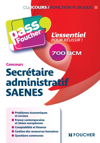 Pass'Foucher - Concours Secrétaire administratif SAENES