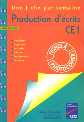 Production d'écrits, CE1