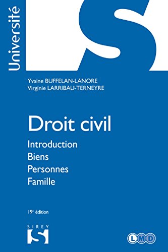 Droit civil. Introduction Biens Personnes Famille - 19e éd.
