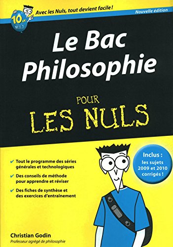 Bac Philosophie 2011 Pour les Nuls