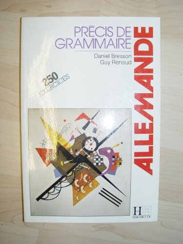 Précis de grammaire allemande