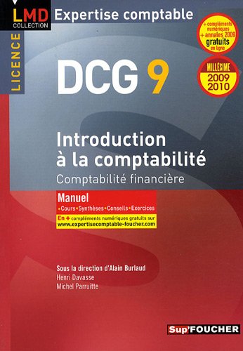 Introduction à la comptabilité : DCG 9 Comptabilité financière