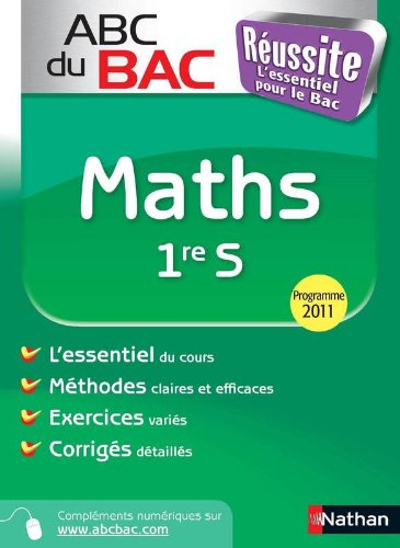 ABC du BAC Réussite Maths 1re S