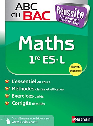 ABC du BAC Réussite Maths 1re ES.L