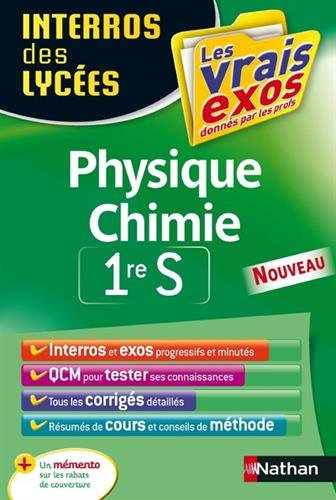 Interros des Lycées Physique - Chimie 1re S