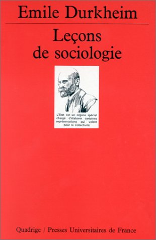 Leçons de sociologie