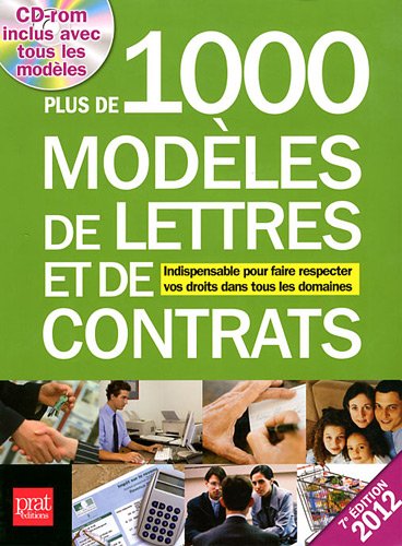 Plus de 1000 modèles de lettres et de contrats 2012 (1Cédérom)