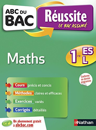 ABC du BAC Réussite Maths 1re ES-L