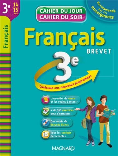 Français 3e : cahier de révision et d'entraînement
