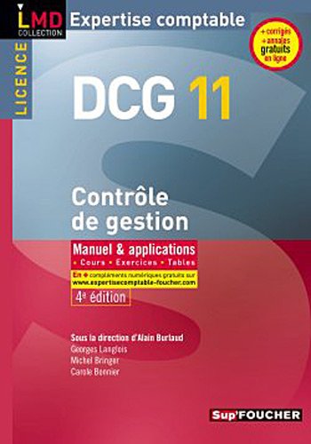 DCG 11 Contrôle de gestion 4e édition