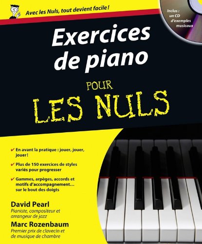 Exercices de piano pour les nuls (+ 1 CD)