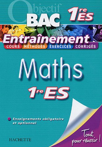 Maths 1e ES Enseignement obligatoire et optionnel