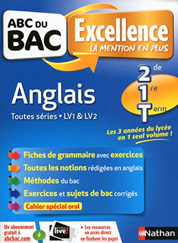 ABC du BAC Excellence Anglais 2de/1re/Term