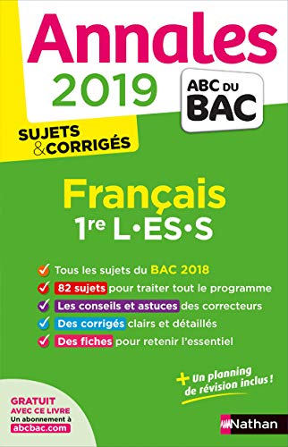 Annales ABC du BAC 2019 - Français 1re L-ES-S