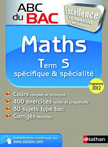 ABC BAC EXCELLENCE MATHS TER S