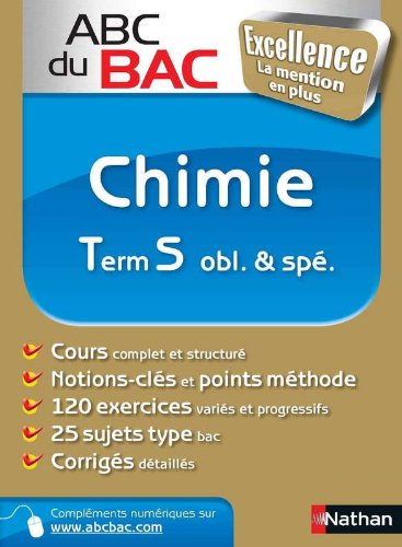 ABC BAC EXCELL CHIMIE TERM S