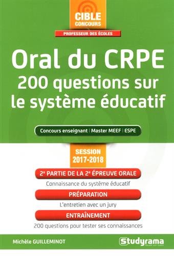 Oral du Crpe 200 Questions Sur le Systeme Éducatif