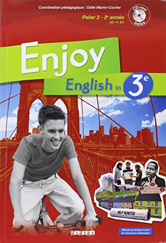 Enjoy English in 3e Palier 2 - 2e Année (1CD audio)