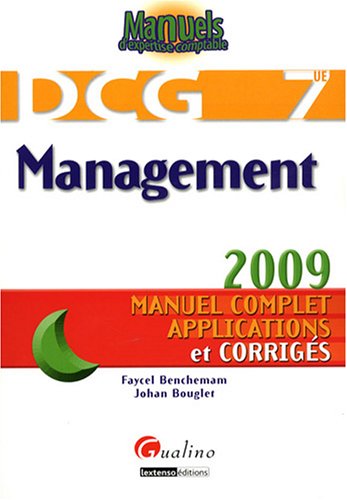 Management DCG7 : Manuel complet, applications et corrigés
