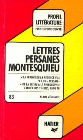 Lettres persanes, Montesquieu : analyse critique