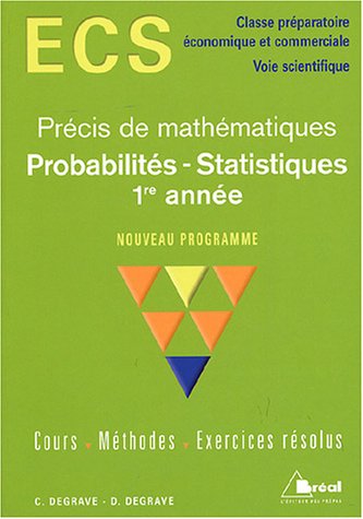 Probabilités - Statistiques 1re année ECS